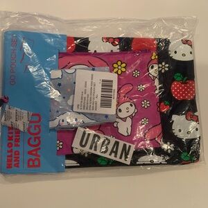 Hello Kitty x Baggu Pouch Set